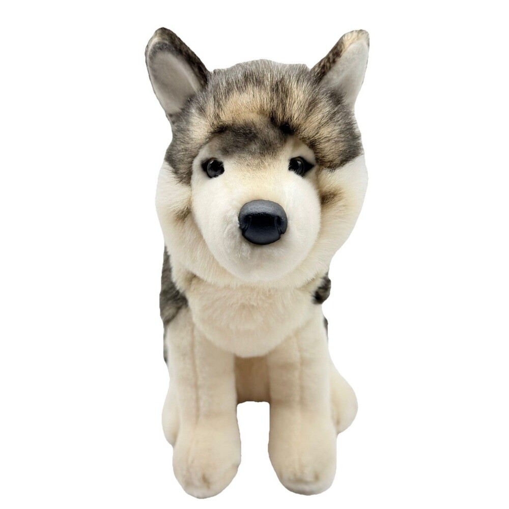 Douglas Cuddle Toys Atka The Wolf Dog 11" Stuffed Plush Animal #1833 Realistic
